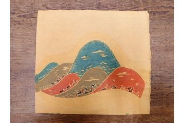 真作　人間国宝　芹沢銈介　型絵染　様々な匠の創造性に触れられる版画7枚セット(絵画、うちわ絵、益子土瓶図、風景画、野菜、山、植物、諸国民芸、株式会社たくみ、記念品、落款印、ケース付き)(R-079476)