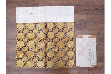 戦前　時代物　和の雰囲気漂う打敷11点セット(法衣、古布、仏具、三角、四角、龍雲模様、菊、花、内敷、打布、内布、浄土真宗、大谷派)(R-079478)