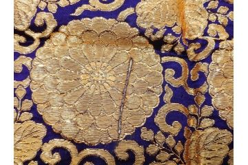 戦前　時代物　和の雰囲気漂う打敷11点セット(法衣、古布、仏具、三角、四角、龍雲模様、菊、花、内敷、打布、内布、浄土真宗、大谷派)(R-079478)