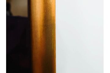 真作　アンティーク　19世紀中頃　フランス　LIMOGES(リモージュ)　「エマイユ 母子文額」　心が癒されるボナー画(陶画、七宝、P.BONNAUD、聖母、親子、キリスト教美術、黄袋付き、外箱付き)(R-079481)