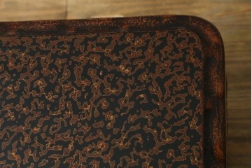新古　未使用展示品　東北　唐塗り　隅々まで意匠を凝らした津軽塗りの座卓　定価約95万円　(R-079486)