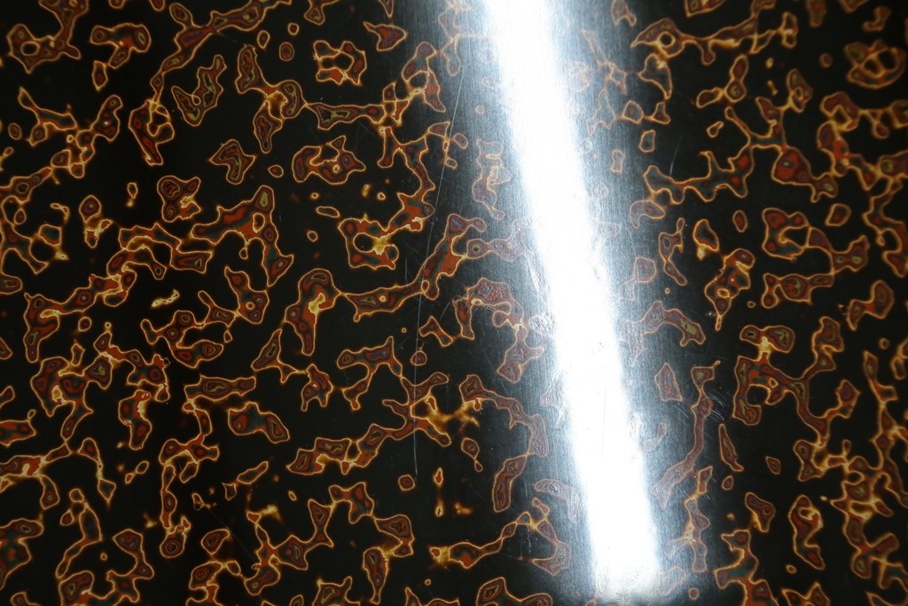 新古　未使用展示品　東北　唐塗り　隅々まで意匠を凝らした津軽塗りの座卓　定価約95万円　(R-079486)