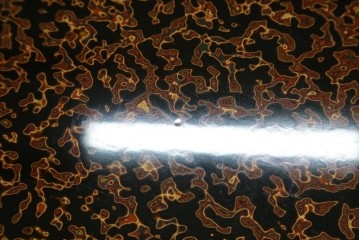 新古　未使用展示品　東北　唐塗り　隅々まで意匠を凝らした津軽塗りの座卓　定価約95万円　(R-079486)