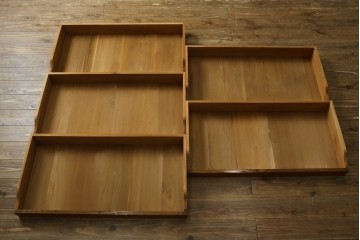和製ヴィンテージ　上手物!!　ナラ材　上品な意匠が光る着物箪笥　(R-079489)