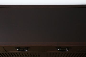 中古　格子デザインが凛とした和を演出する水屋箪笥サイドボード(食器棚、戸棚、収納棚、サイドキャビネット)(R-079492)