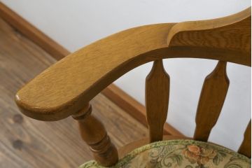 中古　ナラ(楢)材　飛騨家具　WINDS太平　楢(ナラ)材　どこから見ても美しいデザインが魅力的なベンチ(二人掛け、2P、長椅子、イス)(R-079493)