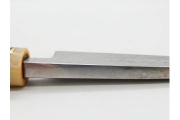 伝統工芸士　堺打刃物　左利き用　全長287mm　出刃包丁(和包丁、庖丁、ナイフ、調理器具、日本製、刃物、共箱付き)(R-079505)