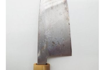 伝統工芸士　堺打刃物　左利き用　全長287mm　出刃包丁(和包丁、庖丁、ナイフ、調理器具、日本製、刃物、共箱付き)(R-079505)