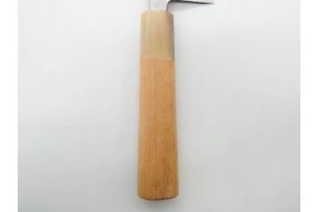 伝統工芸士　堺打刃物　左利き用　全長287mm　出刃包丁(和包丁、庖丁、ナイフ、調理器具、日本製、刃物、共箱付き)(R-079505)