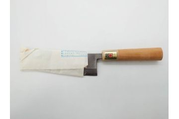 伝統工芸士　堺打刃物　左利き用　全長287mm　出刃包丁(和包丁、庖丁、ナイフ、調理器具、日本製、刃物、共箱付き)(R-079505)