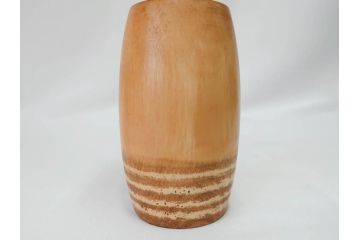 内閣総理大臣賞受賞作家　狩野千代松　創作こけし　「静心」　高さ (大)約32cm/(小)約23.5cm　無垢な表情が可愛らしいこけし2点セット(郷土人形玩具、伝統工芸、民芸品、置物、ディスプレイ、木彫　木製)(R-079508)