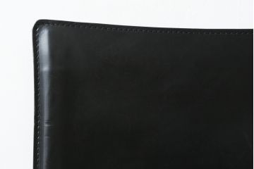 中古　Cassina(カッシーナ)　412　CAB(キャブ)　MARIO BELLINI(マリオベリーニ)　ブラック(黒)　シンプルモダンな空間づくりに活躍するアームレスチェア(ダイニングチェア、椅子、イス)(定価約24万円)(R-079511)