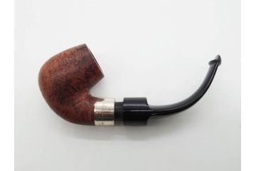 アイルランド　PETERSON’S(ピーターソン)　STERLING SILVER(スターリング シルバー)/デンマーク　BARI(バリ)　素材を生かしたデザインが持ち味のパイプ煙草4点セット(タバコ、木製、 喫煙具、煙草、煙管、キセル、箱付き、袋付き、北欧)(R-079513)