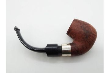 アイルランド　PETERSON’S(ピーターソン)　STERLING SILVER(スターリング シルバー)/デンマーク　BARI(バリ)　素材を生かしたデザインが持ち味のパイプ煙草4点セット(タバコ、木製、 喫煙具、煙草、煙管、キセル、箱付き、袋付き、北欧)(R-079513)