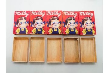 不二家/森永/ペコちゃん/ポコちゃん　空箱・マッチ箱21点セット(中村屋、八千代、ミルキー、洋菓子、フルーツドロップ、クリスマス、アイスクリーム、ケーキ、キャラメル、パン、キャンディー)(R-079515)　