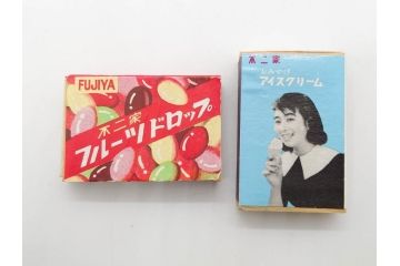 不二家/森永/ペコちゃん/ポコちゃん　空箱・マッチ箱21点セット(中村屋、八千代、ミルキー、洋菓子、フルーツドロップ、クリスマス、アイスクリーム、ケーキ、キャラメル、パン、キャンディー)(R-079515)　
