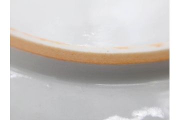 正木春蔵　九谷焼　染付　約19cm　6.2寸　食卓を明るく彩る中皿5枚セット(菊、花、和皿、和食器、なます皿、裏印、六寸二分)(R-079517)