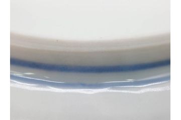正木春蔵　九谷焼　染付　色絵　松梅文　約14cm　4.7寸　緻密なデザインが魅力の小皿5枚セット(花、樹木、豆皿、和皿、和食器、四寸七分)(R-079518)
