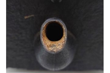 松寿堂　斑紫銅蓋　菊文　歴史を重ねた味わい深い四方鉄瓶(花、湯沸、湯瓶、茶道具、茶器、共箱付き)(R-079519)