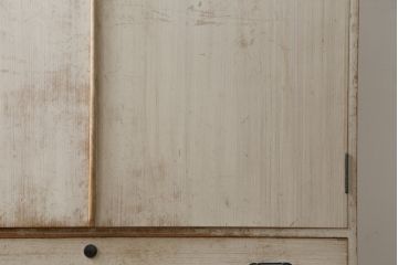 和製ビンテージ　国産　職人手造り品　透かしの金具が素敵な総桐箪笥(総桐たんす、並厚、和タンス、着物箪笥、衣装箪笥、引き出し、ヴィンテージ)(R-079543)