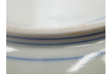 太明成化年製　上手物　古伊万里　赤絵　色絵　染錦　約22cm　7.2寸　金彩が豪華で美しい中皿2枚セット(菊、花、和皿、和食器、七寸二分)(R-079558)