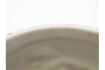 明治期　九谷焼　赤絵　金彩　鳳凰図　厳かな風格のある急須(鳥、雲文、和食器、水注、茶道具、茶器、水指、水差)(R-079566)