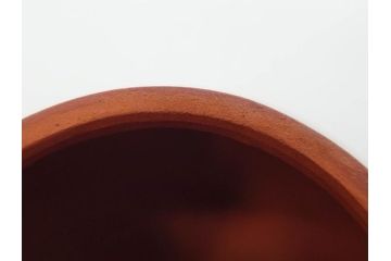 嘉慶年製　時代物　中国　唐物　朱泥　柔らかな土の温かみを感じる急須(茶注、煎茶道具、茶道具、茶器)(R-079567)