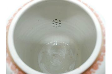 明治期　伊万里　肥蝶山　栞岳造　独創的な亀のデザインが目を引く茶器セット(金彩、天清鶴能高、急須、湯冷まし、湯飲み5客、塩笥茶碗、かめ、カメ、磁器、茶道具)(R-079569)