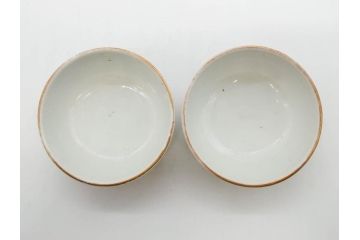 明治期　伊万里　肥蝶山　栞岳造　独創的な亀のデザインが目を引く茶器セット(金彩、天清鶴能高、急須、湯冷まし、湯飲み5客、塩笥茶碗、かめ、カメ、磁器、茶道具)(R-079569)