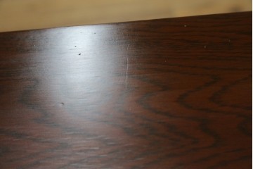 和製ヴィンテージ　欅(ケヤキ)材　雅なデザインの脚付き茶棚　(R-079577)