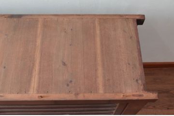 和製アンティーク　京都産　六尺　シックな雰囲気あふれる水屋箪笥サイドボード(京水屋、食器棚、収納棚、サイドキャビネット、戸棚)(R-079583)