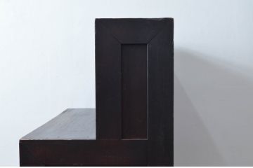 和製アンティーク　和モダンテイストのお部屋づくりにおすすめの小振りな階段箪笥(和たんす、収納タンス、整理箪笥、引き出し)(R-079595)