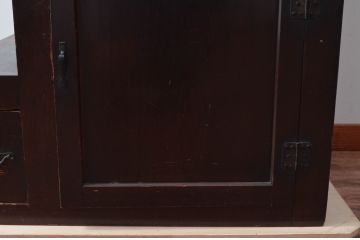 和製アンティーク　和モダンテイストのお部屋づくりにおすすめの小振りな階段箪笥(和たんす、収納タンス、整理箪笥、引き出し)(R-079595)
