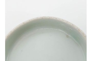 江戸期　古伊万里　染付　色絵　梅　約11cm　3.7寸　食卓を明るく彩る蓋付き茶碗4客セット(金彩、鳥、松、花十字、和食器、蓋茶碗、どんぶり、三寸七分)(R-079602)