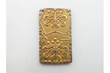 明治期　古銭　明治二分判金5点セット(金貨、硬貨、コイン、日本)(R-079608)