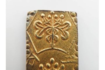 明治期　古銭　明治二分判金5点セット(金貨、硬貨、コイン、日本)(R-079608)