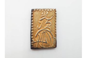 明治期　古銭　明治二分判金5点セット(金貨、硬貨、コイン、日本)(R-079608)