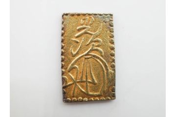 明治期　古銭　明治二分判金5点セット(金貨、硬貨、コイン、日本)(R-079608)