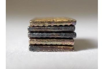 明治期　古銭　明治二分判金5点セット(金貨、硬貨、コイン、日本)(R-079608)