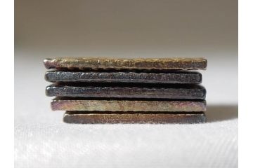 明治期　古銭　明治二分判金5点セット(金貨、硬貨、コイン、日本)(R-079608)