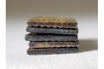 明治期　古銭　明治二分判金5点セット(金貨、硬貨、コイン、日本)(R-079608)