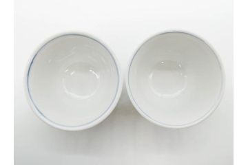 山田義明(号龍山)　九谷焼　花鳥図　約9cm　2.8寸　豊かな色彩が美しい汲出碗5客セット(牡丹、ぼたん、茶器、煎茶道具、湯のみ、湯呑み、共箱付き、和食器、裏印、二寸八分)(R-079610)