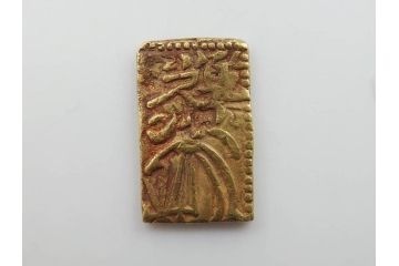 江戸期　古銭　宝永一分判金(金貨、硬貨、コイン、日本)(R-079612)