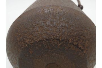 明治44年　三巌堂　未使用　南部　大同生命記念　時を重ねた趣のある南部鉄瓶(三厳堂、湯沸、湯瓶、茶道具、茶器)(R-079614)