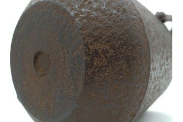 明治44年　三巌堂　未使用　南部　大同生命記念　時を重ねた趣のある南部鉄瓶(三厳堂、湯沸、湯瓶、茶道具、茶器)(R-079614)