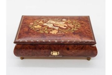 ORPHEUS(オルフェウス)　SANKYO(サンキョー)　山下達郎 「クリスマス・イヴ」　30弁　イタリア製象嵌　高級感溢れるオルゴール(SR32、日本電産、ジュエリーケース、小物入れ、宝石箱、MUSIC BOX)(R-079616)