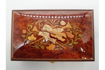 ORPHEUS(オルフェウス)　SANKYO(サンキョー)　山下達郎 「クリスマス・イヴ」　30弁　イタリア製象嵌　高級感溢れるオルゴール(SR32、日本電産、ジュエリーケース、小物入れ、宝石箱、MUSIC BOX)(R-079616)