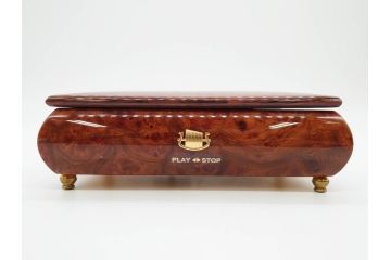 ORPHEUS(オルフェウス)　SANKYO(サンキョー)　山下達郎 「クリスマス・イヴ」　30弁　イタリア製象嵌　高級感溢れるオルゴール(SR32、日本電産、ジュエリーケース、小物入れ、宝石箱、MUSIC BOX)(R-079616)