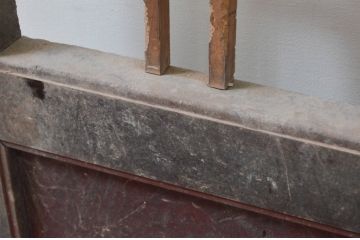 アンティーク建具　障子入り　和モダンな雰囲気を醸し出す升目(マス目)格子蔵戸1枚(引き戸、玄関戸、格子戸、障子戸)(R-079625)
