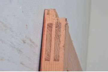 アンティーク建具　松材　重厚感のある佇まいが魅力の蔵戸1枚(玄関戸、引き戸)(R-079627)